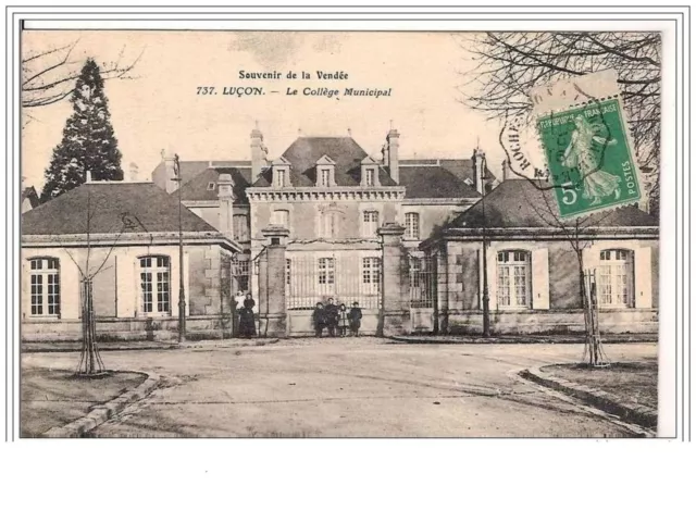 85.Lucon.le College Municipal.souvenir De La Vendee