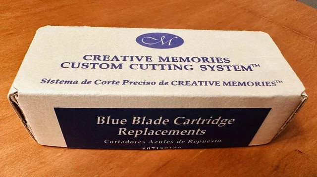 NUEVO Sistema de Corte Personalizado Creative Memories Cartucho Hoja Azul Reemplazos
