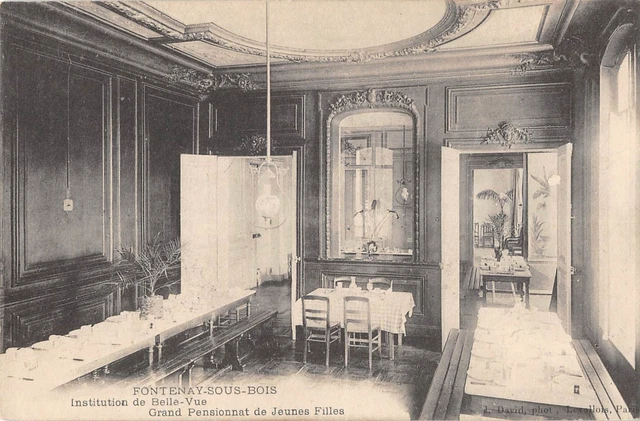 Cpa 94 Fontenay Under Wood Institution De Belle Vue Large Boarding School