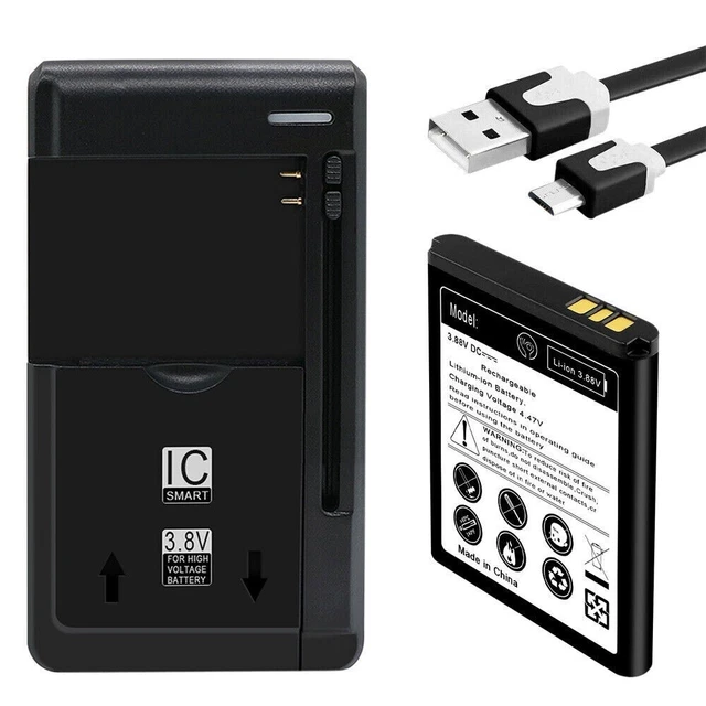 Brand New 1700mAh Battery Travel Charger USB Cable for ZTE Blade A110 A112 A410