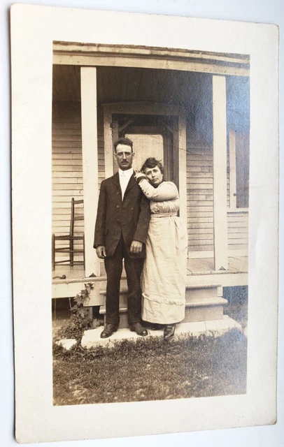 VIntage Boy RPPC Real Portrait Cabinet Photo Postcard Verdun Montreal Quebec