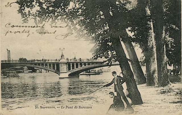 CPA 92 - Suresnes - Le Pont de Suresnes