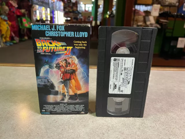 Back to the Future Part II 2 VHS MCA Michael J. Fox Lloyd 1989 Movie Original