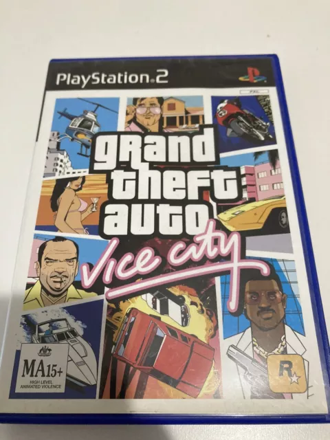 Grand Theft Auto GTA Library City Stories PS2 Sony PlayStation 2 With  Manual