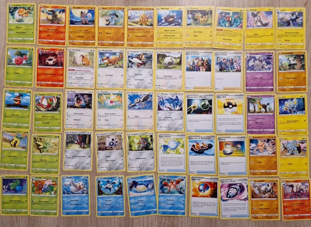 Lot De 30 Cartes Pokémon Aléatoires + 5 Brillantes + 2 Autocollants – Collection Officielle En Français, Sans Doublon Pour Les 4 Premiers Lots