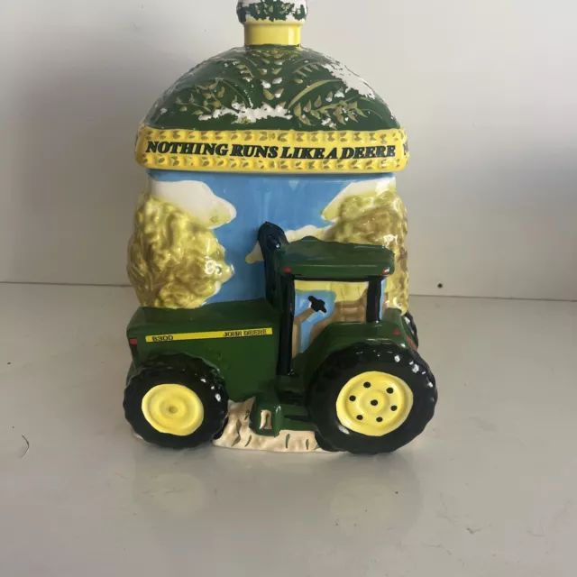 Vintage John Deere Cookie Jar by Gibson