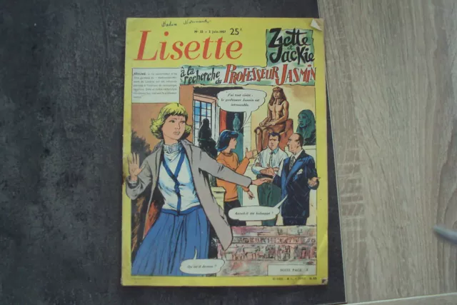 Magazine Lisette n°22 - 2 juin 1957