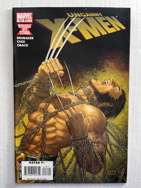 The Uncanny X-Men #498 Marvel Comics 2008 VF Wolverine Cover