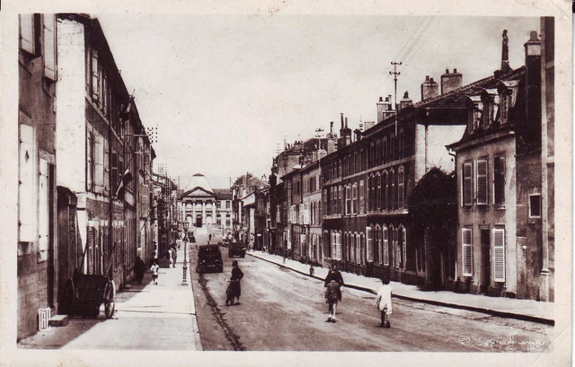 France Commercy - Rue Carnot old real photo postcard