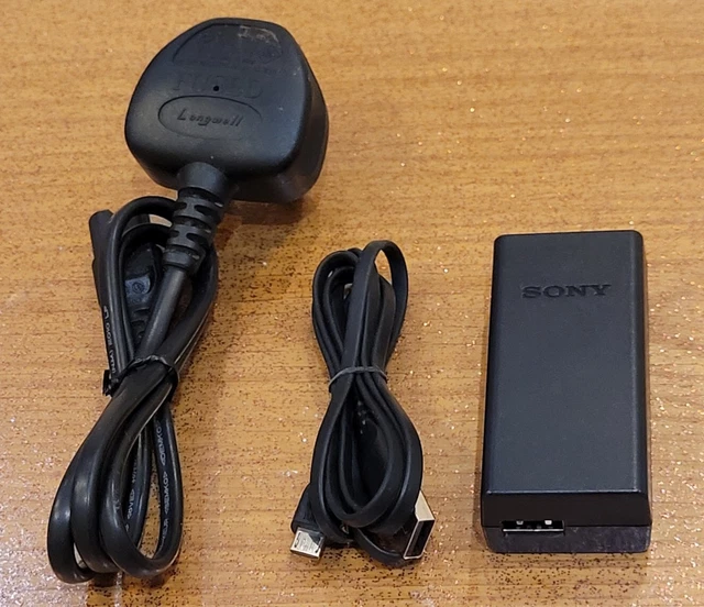 Rx100 Supporto E Cinturino In Pelle Originale Lcj-Rxf E Caricabatterie Usb Originale Sony Ac-Ud10