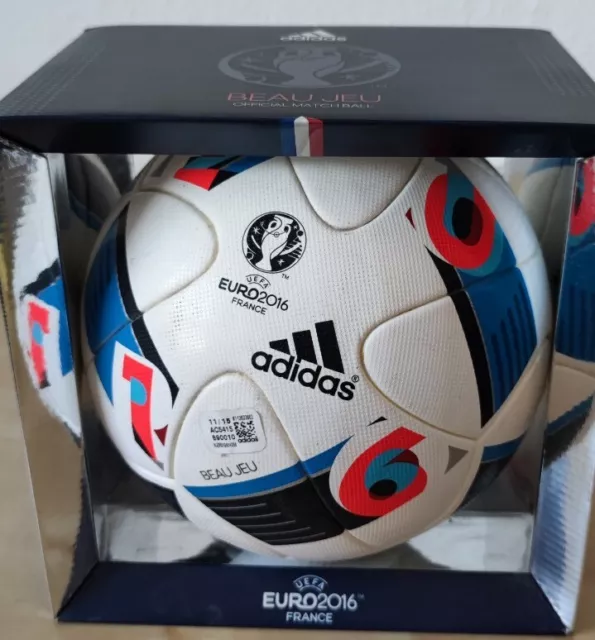 adidas Beau Jeu OMB Matchball Fußball offizieller Spielball EM EURO 2016[AC5415]