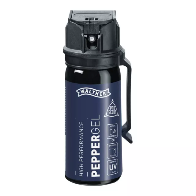 ProSecur Pfeffergel 50 ml von Walther Gürtelclip Tier Abwehrspray Verteidigung