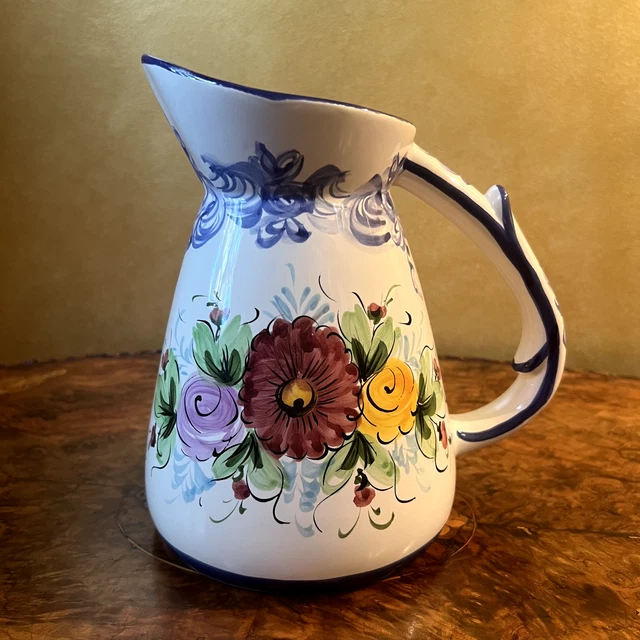 Vestal Hand Painted Jug