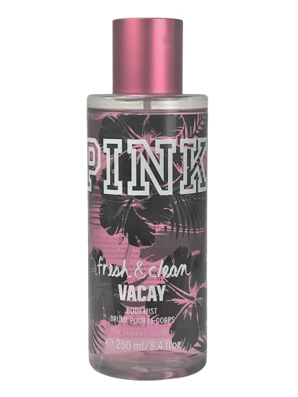 VICTORIA’S SECRET PINK FRESH & CLEAN VACAY FRAGRANCE BODY MIST SPLASH 8.4 oz