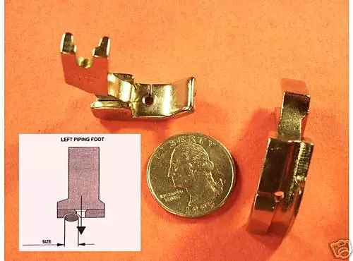 Sewing Left Hinged Piping Cording Foot 36069Lh P69