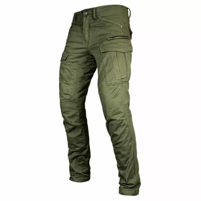 John Doe Cargo Stroker Men olive XTM W27 L30 Motorradjeans Cargohose Aramid