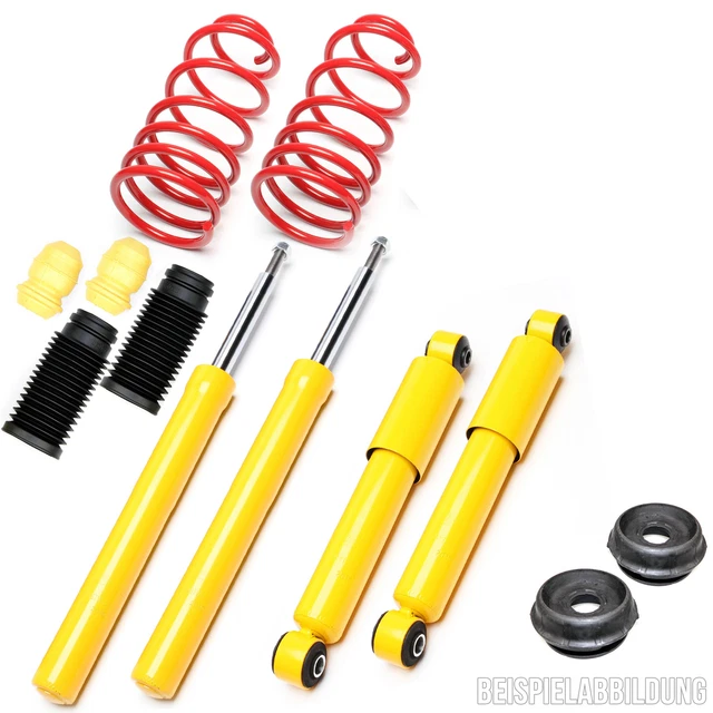 Assetto sportivo 30 30 + cuscinetti a cupola + tappi polvere - Citroen Saxo S, 1,1i | TA TECHNIX