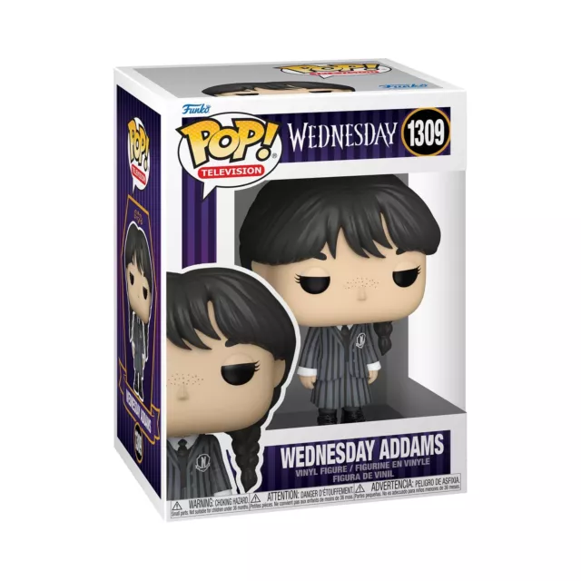 Funko Pop! TV: Wednesday - Wednesday Addams Figure w/ Protector