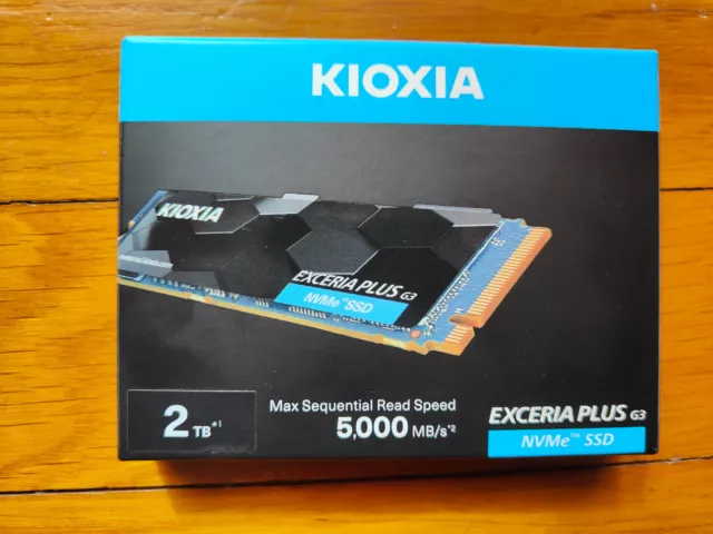 Disque SSD NVME Kioxia EXCERIA PLUS G3 2 To M.2 2280 PCIe Gen4 x4
