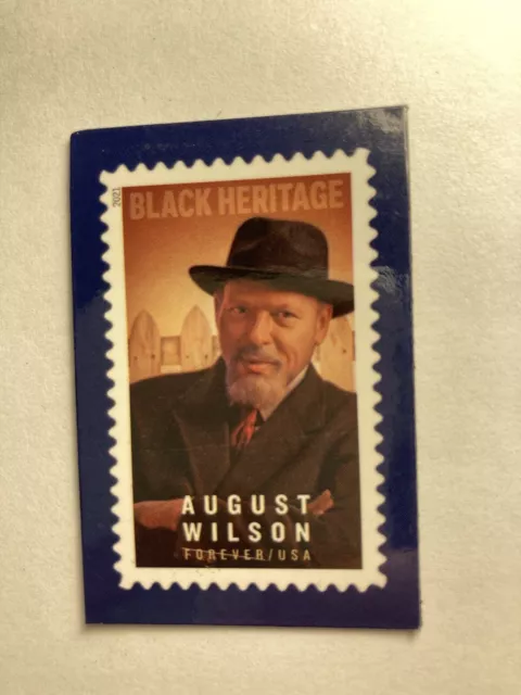 USPS Collector Stamp Magnet - Forever USA - August Wilson