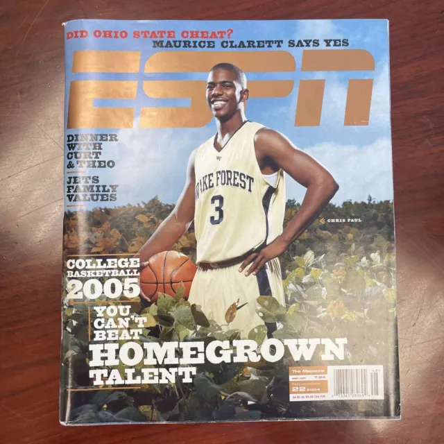 ESPN Magazine November 22 2004 Chris Paul Wake Forest