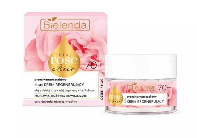 Bielenda Royal Rose Elixir Anti-Wrinkle Regenerating Cream 70+