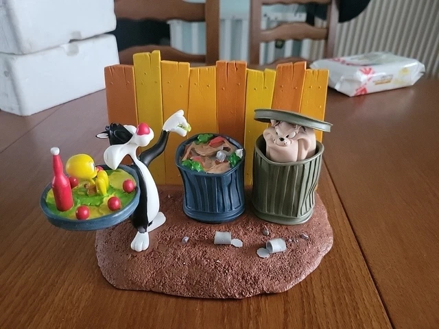 Figurines Looney Tunes Tweety & Sylvester - Collection Atlas 2003 - Neuf Sous Blister - 11-14 Cm