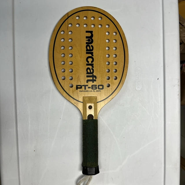 Raquette De Tennis Vintage Marcraft Platform Bantam Paddle Ball - États-Unis