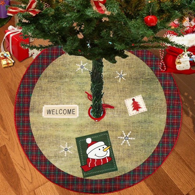 Gonna albero per Natale albero di Natale gonna design stringato fiocco di neve Natale