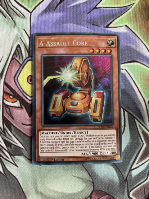 LCKC-EN019 A-Assault Core Secret Rare 1st Edition NM Yugioh Card