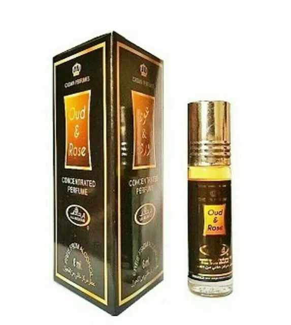 Al Reahb Oud & Rose Durable Parfum pour Unisexe Chaque 6 ML Set 6 Gratuit Navire