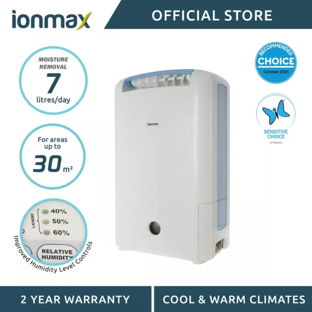 Ionmax ION612 7L/day Desiccant Dehumidifier