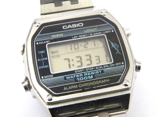 時計 Casio digital w-350 Marlin 1980 vintage CASIO W-350 Marlin : r/casio
