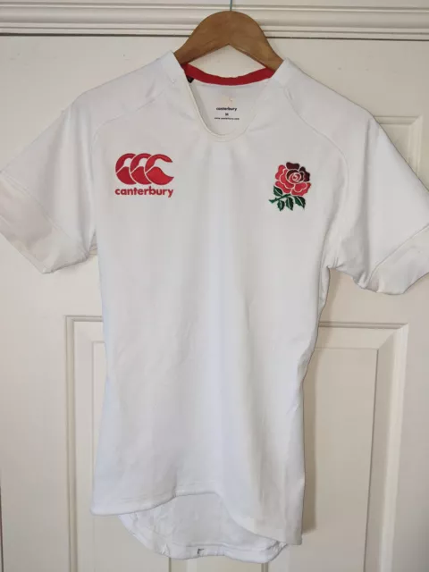 Canterbury Men's England Rugby Home Shirt 2015 / 2016 Player Issue Medium New