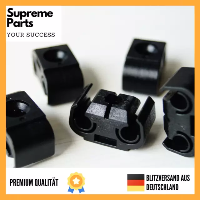 10x Bremsleitungshalter doppelt Leitung 5mm Halter bremsleitung für Audi Seat VW