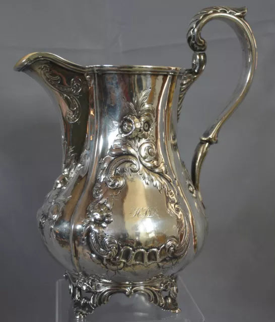 Francis Cooper Silver Water Pitcher C 1860