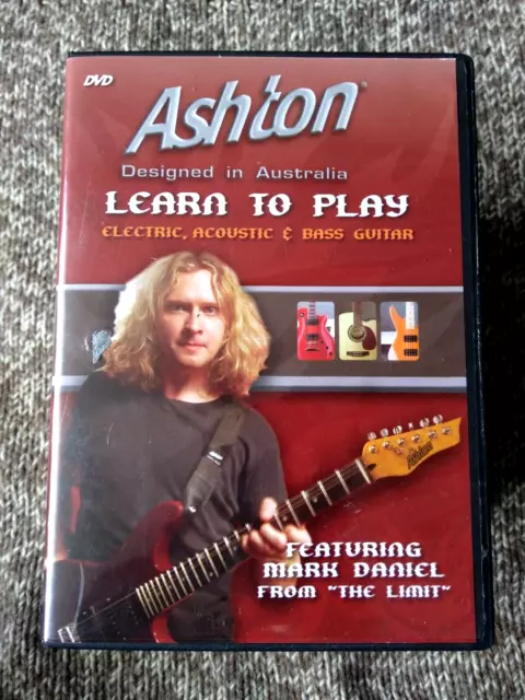 Ashton Learn To Play Electric, Acoustic And Bass Guitar, Like New, Free Postage