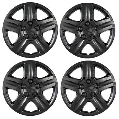 New 2010 2011 2012 FORD FUSION 17" BLACK Hubcap Wheelcover SET of 4