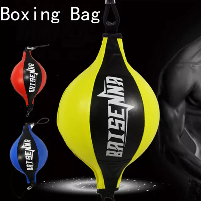 Punch Bag End Boxing Speed Bag Training Ball Double End Floor Ceiling Trainin'EL