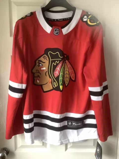 Brand New With Tags Fanatics NHL Chicago Blackhawks Jersey Red Small Toews 19