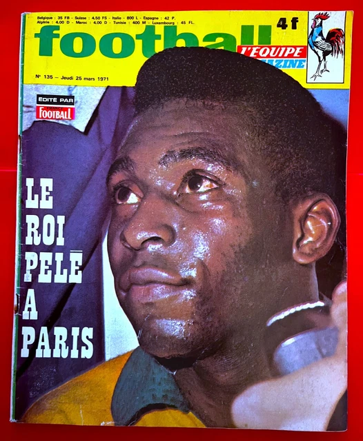 Football Magazine N°180 De 1974 – Spécial Adieux De Pelé Avec 13 Posters
