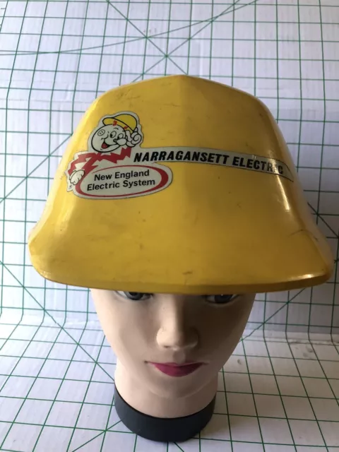 Reddy Kilowatt Bump Hard Hat New England Electric System Power Narragansett