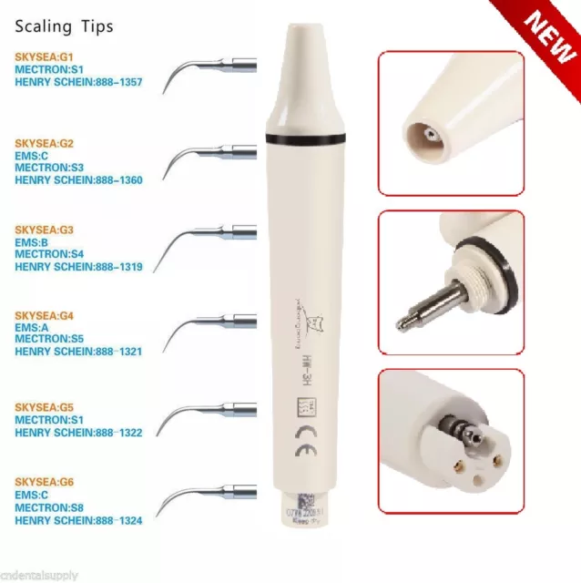 USPS Dental Ultrasonic Scaler Handpiece / 5*Scaling Perio tip fit EMS Woodpecker