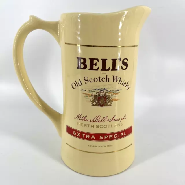 Vintage Bell’s Old Scotch Whisky Pitcher Jug Wade PDM Large Made In UK
