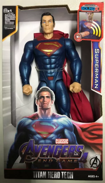 Marvel Avengers Superman Action Figure Toy 30cm super hero