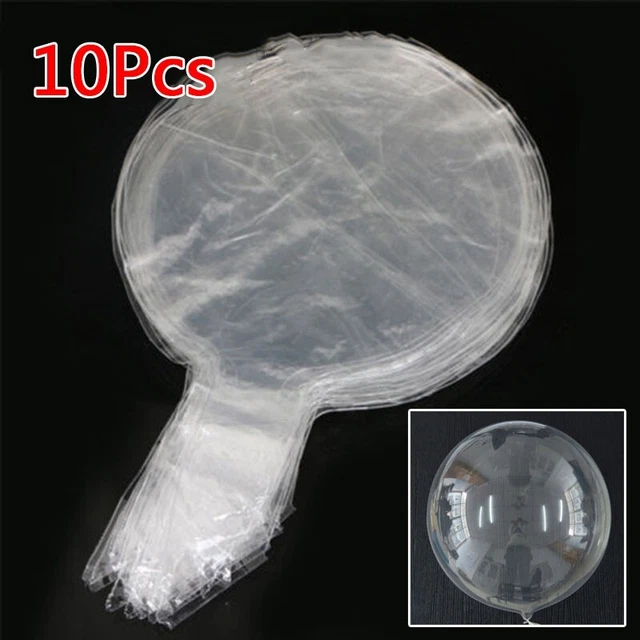 Lot De 8 Ballons Bobo Transparents Géants 91 Cm - Pour Fête, Mariage, Anniversaire, Noël | Remplissage Hélium