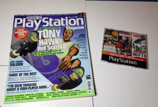 Official UK Playstation Magazine Issue 58 May 2000 Tony Hawks 2 Colin McRae 2