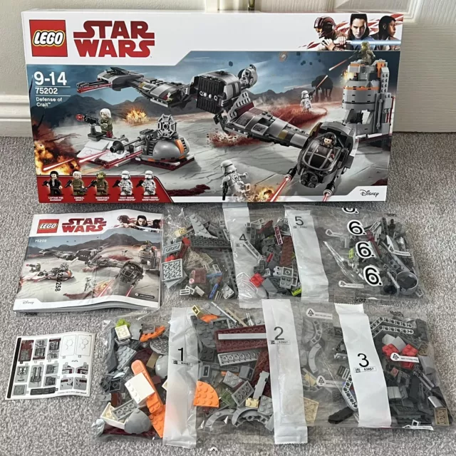 NEW STAR WARS LAST JEDI LEGO SET 75202 DEFENSE OF CRAIT -GET IT