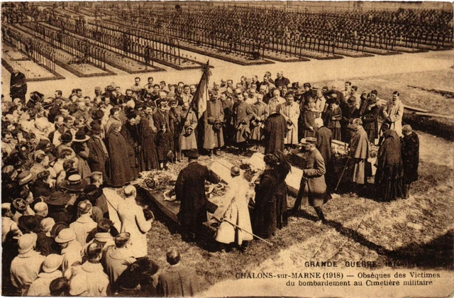 CPA Grande Guerre - Chalon-sur-MARNE (1918) - Obseques des Victims (742627)