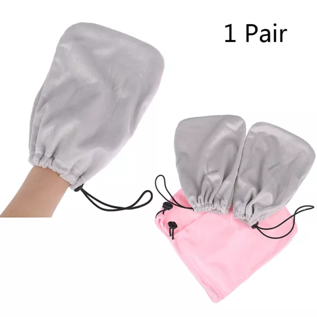 1 Pair Nail Paraffin Heat Wax Protection Mitten Hands Gloves SPA Nail Art T ~m'